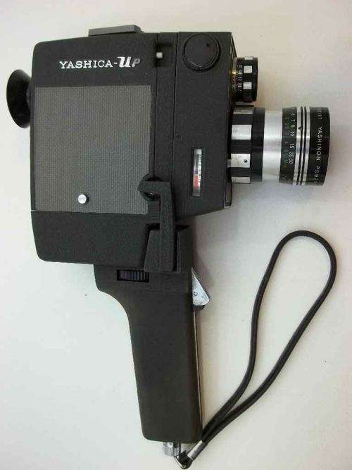 Vintage Yashica Umatic Power 8mm Movie Camera + Original Leather Case & Instruction Booklet