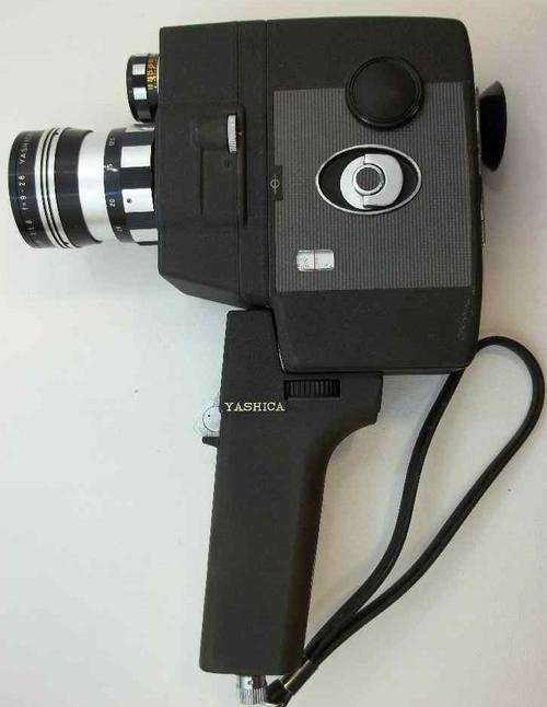 Vintage Yashica Umatic Power 8mm Movie Camera + Original Leather Case & Instruction Booklet