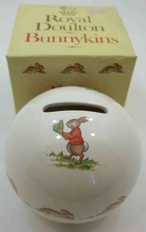 Royal Doulton Bunnykins Money Ball + Original Box (1981)