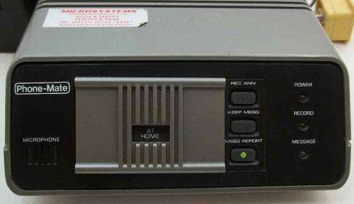 Metlionics Phone-Mate Telephone Answering Machine - Working