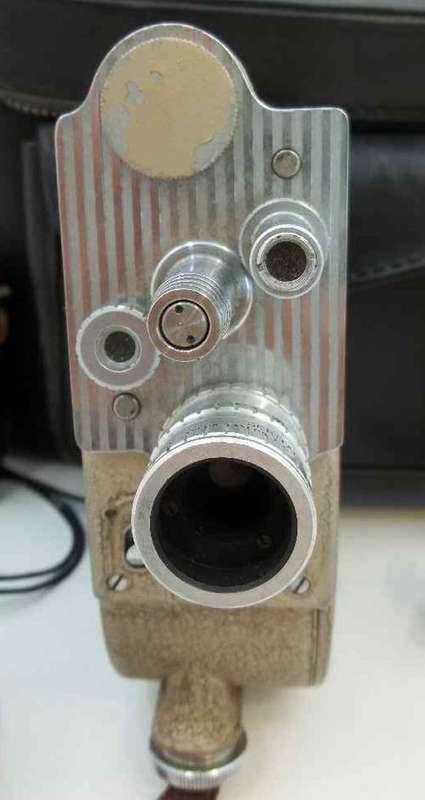 Beautiful Old GB Bell & Howell Double Run Eight 605 Movie Camera + Many Accessories!