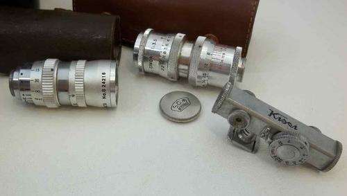 Beautiful Old GB Bell & Howell Double Run Eight 605 Movie Camera + Many Accessories!