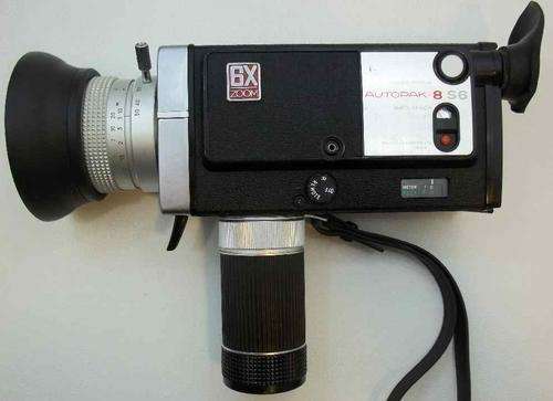 Vintage Minolta Autopak-8 S6 (6X Zoom) 8mm Movie Camera + Original Case