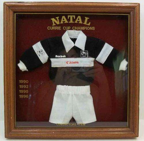 Natal Currie Cup Champions Collectors Item Small Decorative Frame - 32cm/32cm/4,5cm
