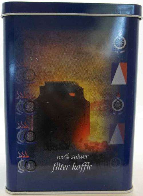 Voortrekker Filterkoffie Tin - 17,5cm/12,5cm/9cm - Excellent Condition