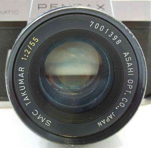 Asahi Pentax Spotmatic Camera With SMC Takumar 1:2/55 Lens
