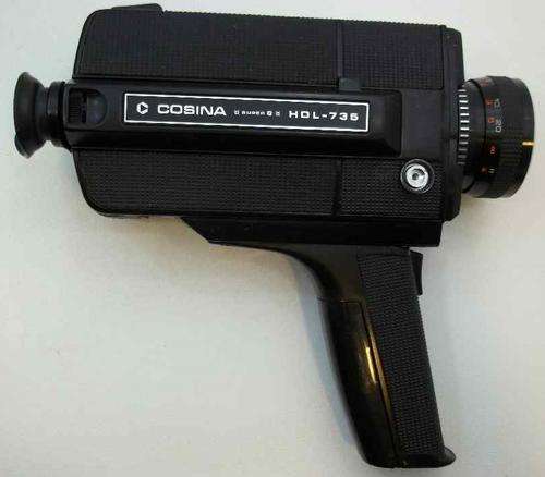 Cosina HDL-735 Super 8 Movie Film Camera + Case + Instruction Booklet
