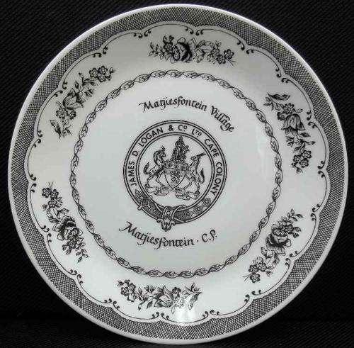 Matjiesfontein Village- James D Logan & Co Ltd Cape Colony- Continental China Plate- Diameter 17,5cm