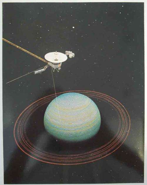 NASA: Jet Propulsion Laboratory Glossy Print: Voyager 2 Encounters Uranus