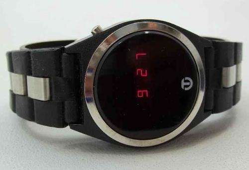 Vintage Red LED Timeband Digital Wristwatch