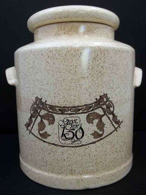 Large Groot Trek 1838-1988 150 Years Biscuit/Rusk Jar - Height 22,5cm, Diameter18cm