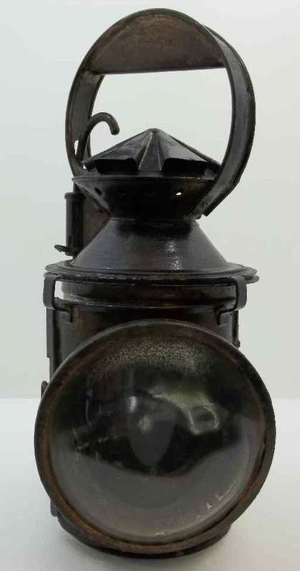 Vintage 3 Piece South African Railways Lamp - Height 35cm