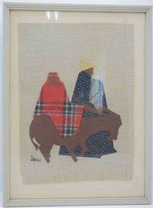 Fantastic Ernest Ullman (1900-1975) Mixed Media Framed Behind Glass; Picture Size 27cm/20cm