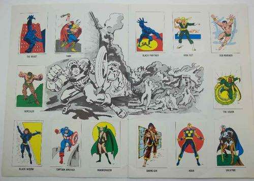 The Superheroes Swap Sensation Official Souvenir Album, 1982 - Complete!!! & Excellent Condition!!!
