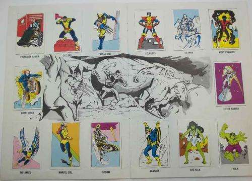 The Superheroes Swap Sensation Official Souvenir Album, 1982 - Complete!!! & Excellent Condition!!!