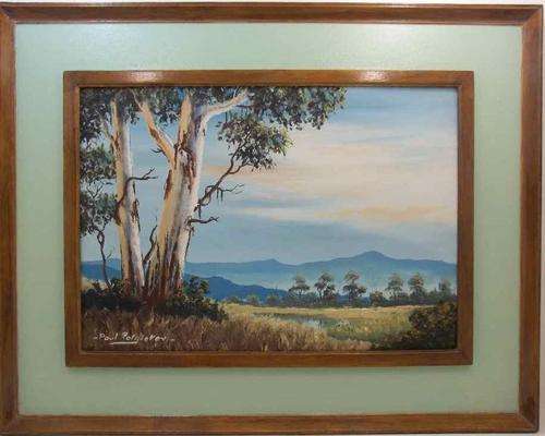 Beautiful Framed Well Known SA Artist Paul Potgieter Oil On Board - 50cm/35cm (Total Size 71cm/56cm)