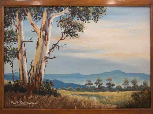 Beautiful Framed Well Known SA Artist Paul Potgieter Oil On Board - 50cm/35cm (Total Size 71cm/56cm)