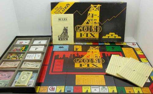 Gold Fix: The Ultimate Game Of Speculation - KC Knowles, 1990 ~ Looks Complete