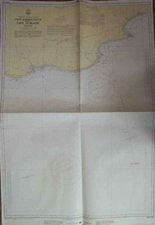 Cape Barracouta To Cape St Blaize Nautical Map - 100cm/69cm