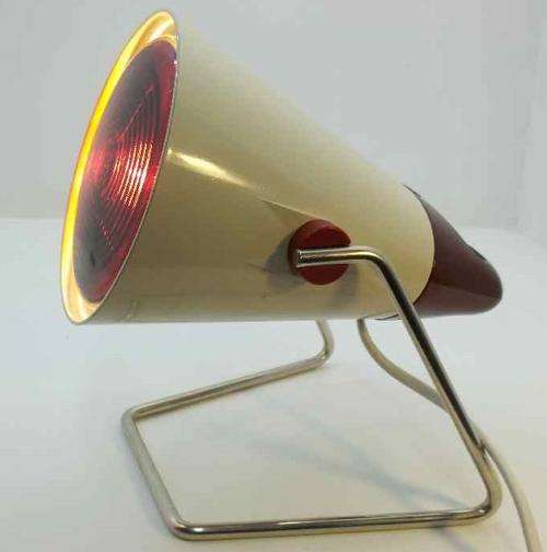 Vintage Philips Infraphil Infra Red Light ~ Working + Excellent Condition! ~ 22cm/19cm/18cm