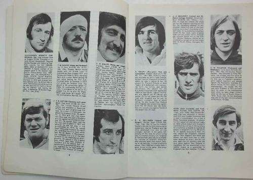 Lions vs Free State 29/6/1974 Free State Stadium, Bloemfontein Program ~ Super Collectible!!!