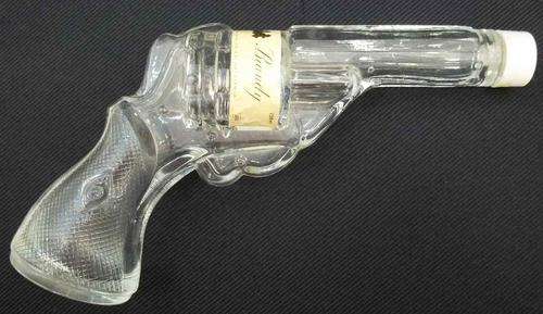 Gun Shaped Old Chalet Brandy Bottle - 23cm/13cm