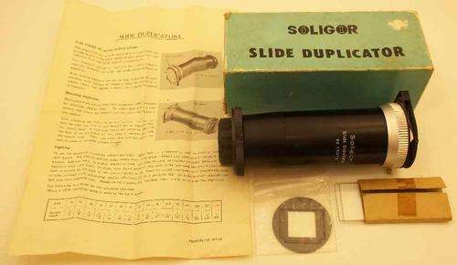 Vintage Soligor Slide Duplicator + Instructions