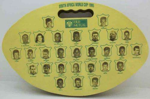 South Africa World Cup 1995/Old Mutual Commemorative Souvenir Seat Cushion - 41cm/27cm/3,5cm 
