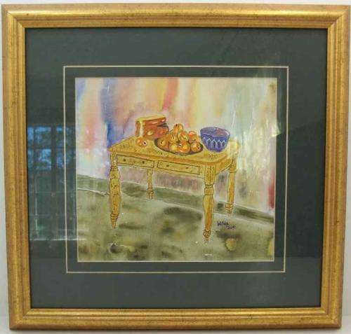 Lovely Framed Behind Glass Watercolour - Total Size 45cm/43cm