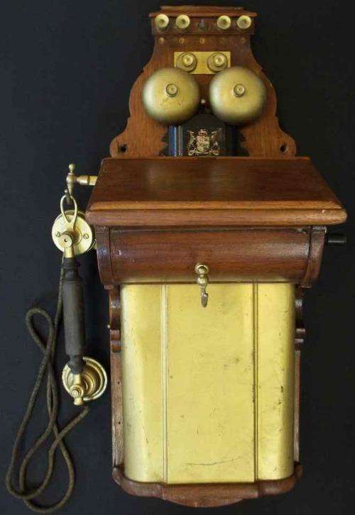 FANTASTIC ERICSSON, SWEDEN ANTIQUE WALL TELEPHONE