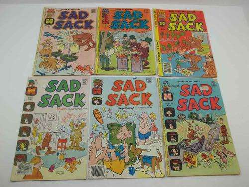 6X Sad Sack - May 1975 No 244; Jan 1976 No 248; Aug 1977 No 258; Nov 1979 No 271; 1986 No 4; 1987 11