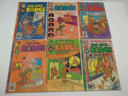 6X Sad Sack And The Sarge (2X 1977; 1978; 1979; 2X 1980) - Sad Sack Inc