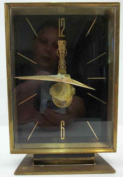 Stunning Brass Framed West Germany Clock - Working!