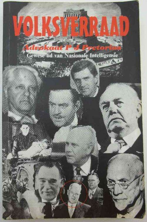 Volksverraad- Advokaat PJ Pretorius (Gewese Lid Van Nasionale Intelligensie)- Libanon Uitgewers,1996