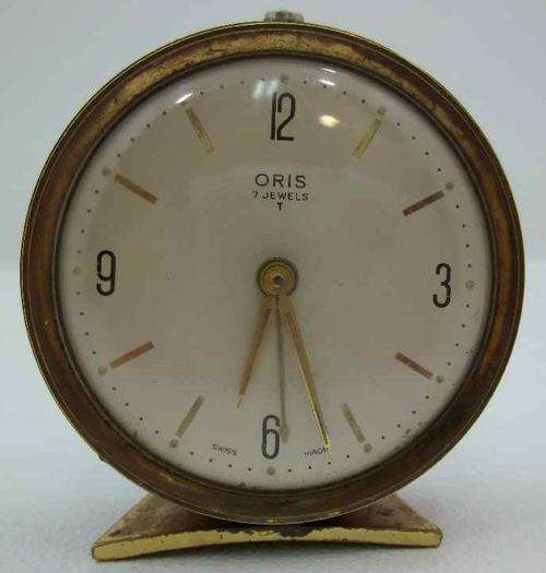 Swiss Made Oris 7 Jewels Alarm Clock - Working