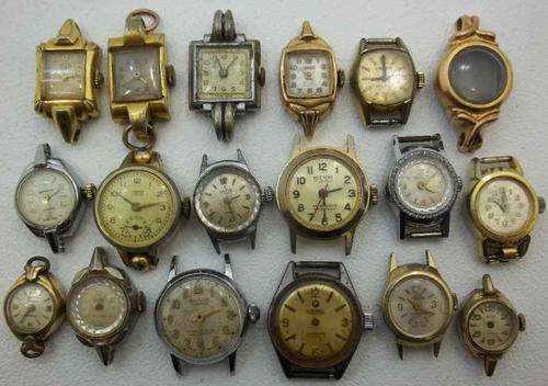 18X Vintage Watches - For Spares, Not Working
