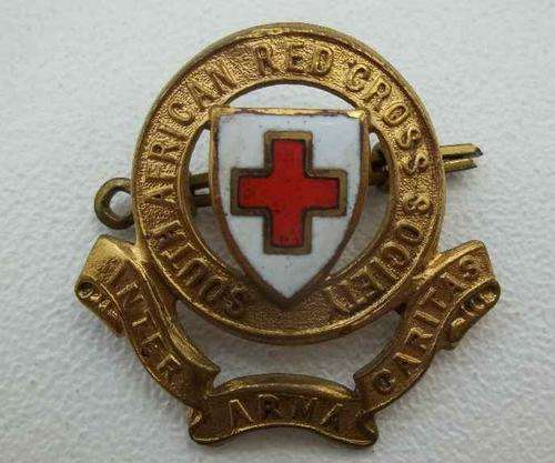 South African Red Cross Badge Inter Arma Caritas