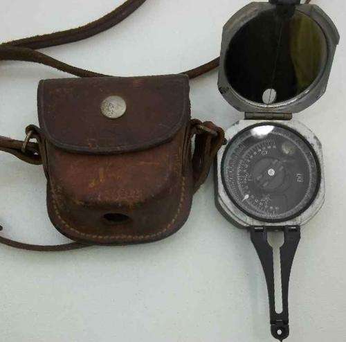 Vintage DW Bruton's Pocket Transit + Original Leather Case - Serial No. 102929