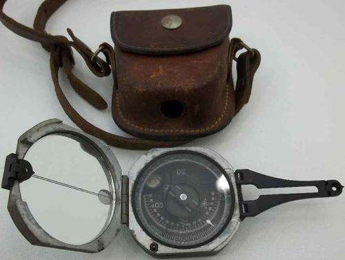 Vintage DW Bruton's Pocket Transit + Original Leather Case - Serial No. 102929