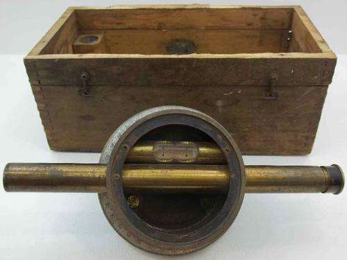 Antique Surveyor's Tool + Tripod