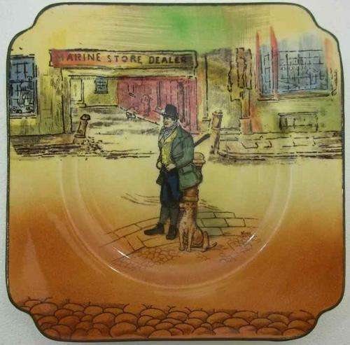 c1930's D5175 Dickens Ware Trio - Bill Sykes, Cap'n Cuttle, Mr Pickwick ~Collectible & An Investment