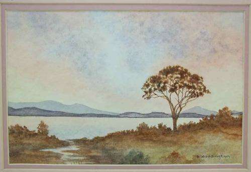 Lovely S Waddington Watercolour - Actual Painting Size 29cm/19cm