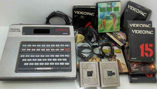 1970's Philips Videopac Computer G700 + 12 Games - Excellent Condition & Working!!!