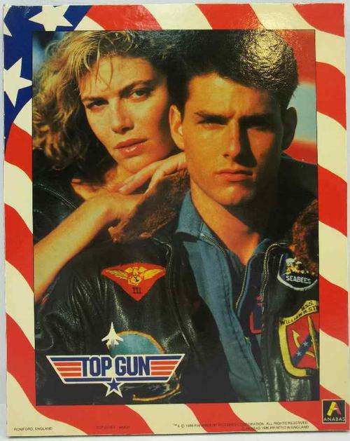 Vintage Top Gun Poster Mounted On Board - 1986 Paramount Pictures Corporation, Anabas
