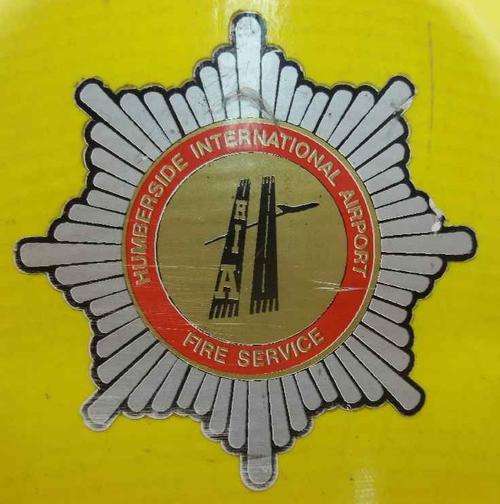 Humberside International Airport Fire Service Helmet