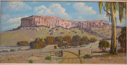 Lovely Gerrie Snyman, '85 Framed Oil Painting - Painting Size 59cm/29cm