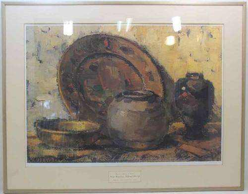Pieter Wenning Still Life Numbered Print 612/1000 ("In Honour Of Your Association With Sanlam")