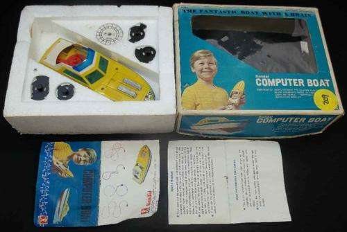 Highly Collectible Bandai Computer Boat 4387, Boxed + All Accessories BUT Not Tested