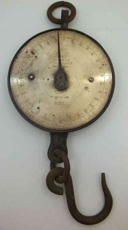 Antique No 20 Brass Salter's Spring Balance