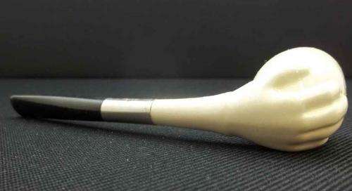 Goedewaagen Holland Carved Clay & Ebonite Pipe